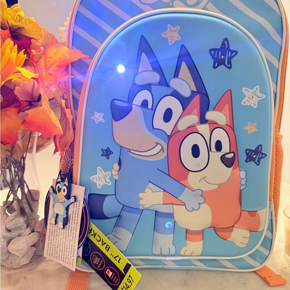 Kids Backpack - Blue and Orange